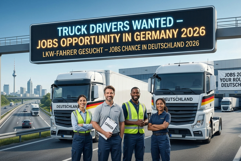 Truck Drivers Available – Jobs Opportunity in Germany 2026