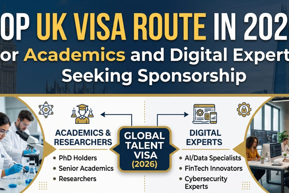 Top UK Visa Route in 2026 for Academics and Digital Experts Seeking Sponsorship