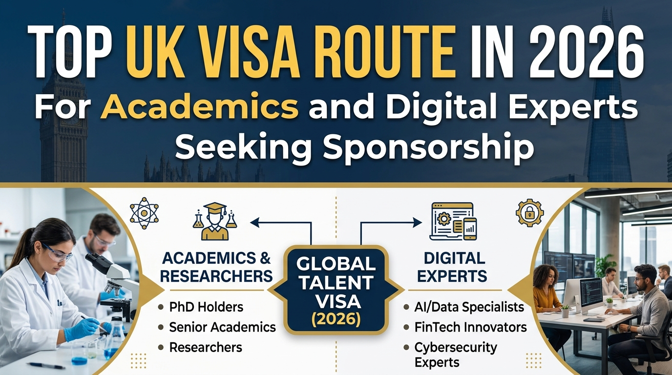 Top UK Visa Route in 2026 for Academics and Digital Experts Seeking Sponsorship